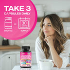 Zoyava Myo Inositol Women's Supplement 750mg, Berberine 500mg, D-Chiro Inositol 50mg, Folate 400mcg, Chromium 100mcg, Ceylon Cinnamon 200mg, Ashwagandha 100mg, DIM 75mg, 90 Capsules
