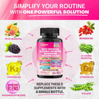 Zoyava Myo Inositol Women's Supplement 750mg, Berberine 500mg, D-Chiro Inositol 50mg, Folate 400mcg, Chromium 100mcg, Ceylon Cinnamon 200mg, Ashwagandha 100mg, DIM 75mg, 90 Capsules