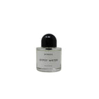 Hub Wavy Byredo Gypsy Water perfume bottle, 3.4 fl oz, unisex luxury fragrance with sleek design and clear glass packaging.