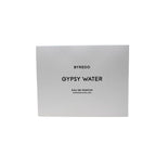 Hub Wavy Byredo Gypsy Water perfume bottle, 3.4 fl oz, unisex luxury fragrance with minimalist design and clear glass packaging.