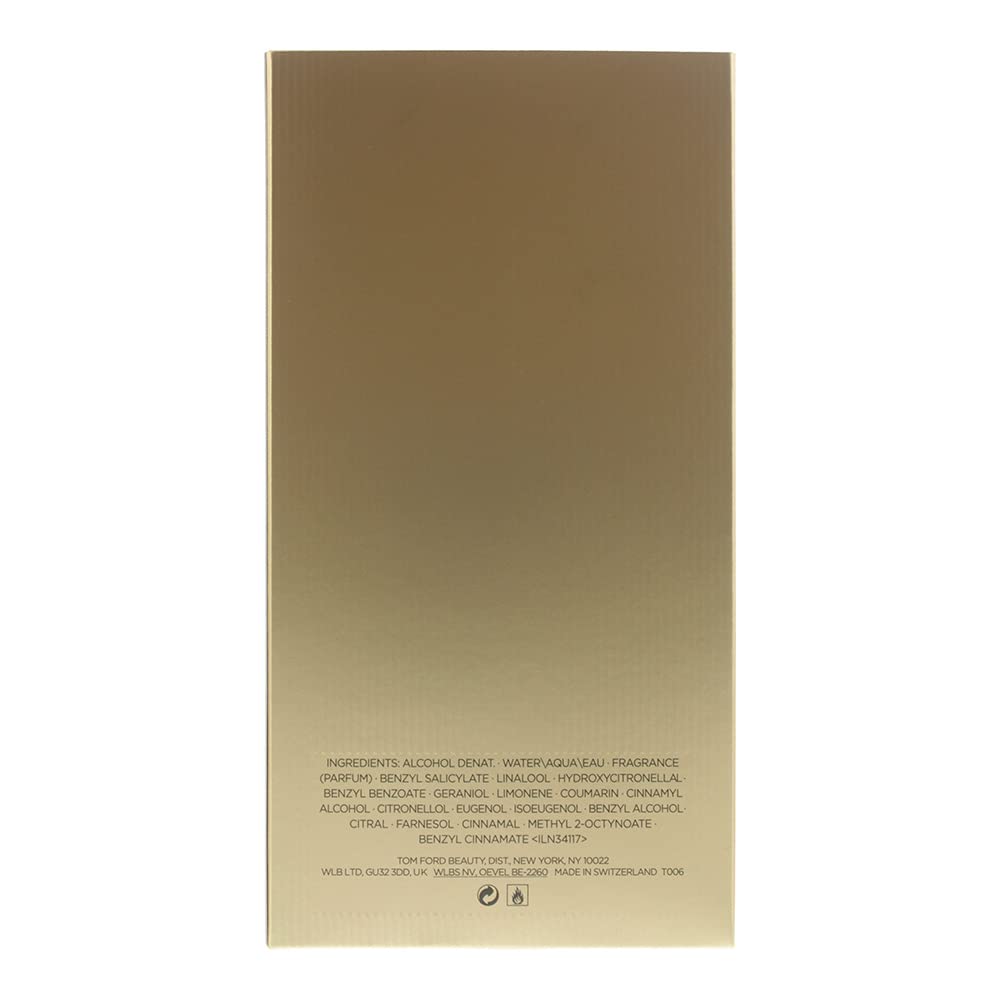 Tom Ford Black Orchid luxury women's perfume bottle with black and gold design, 3.4 oz / 100 ml, elegant and sophisticated.