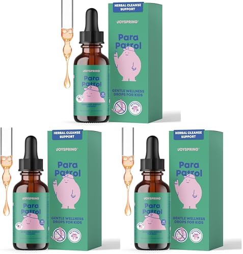 JoySpring ParaPatrol Kids Digestive Herb Drops, Raspberry, 30 Servings