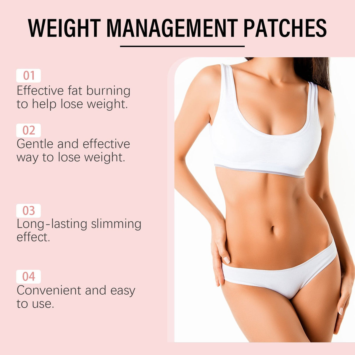 GLP-1 Nano Patch, Firming Skin and Body Care Patch, with Ginger Extract for Women 30 Count