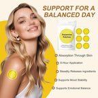Dopamine Patches for Mental Wellness, Vegan Mood Support with 5-HTP, Lion's Mane & Rhodiola, 8-Hour Steady Release Transdermal Patch, 30 Count