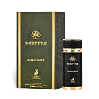 Hub Wavy Maison Alhambra Sceptre Amazonite perfume bottle showcasing elegant design and luxurious packaging.
