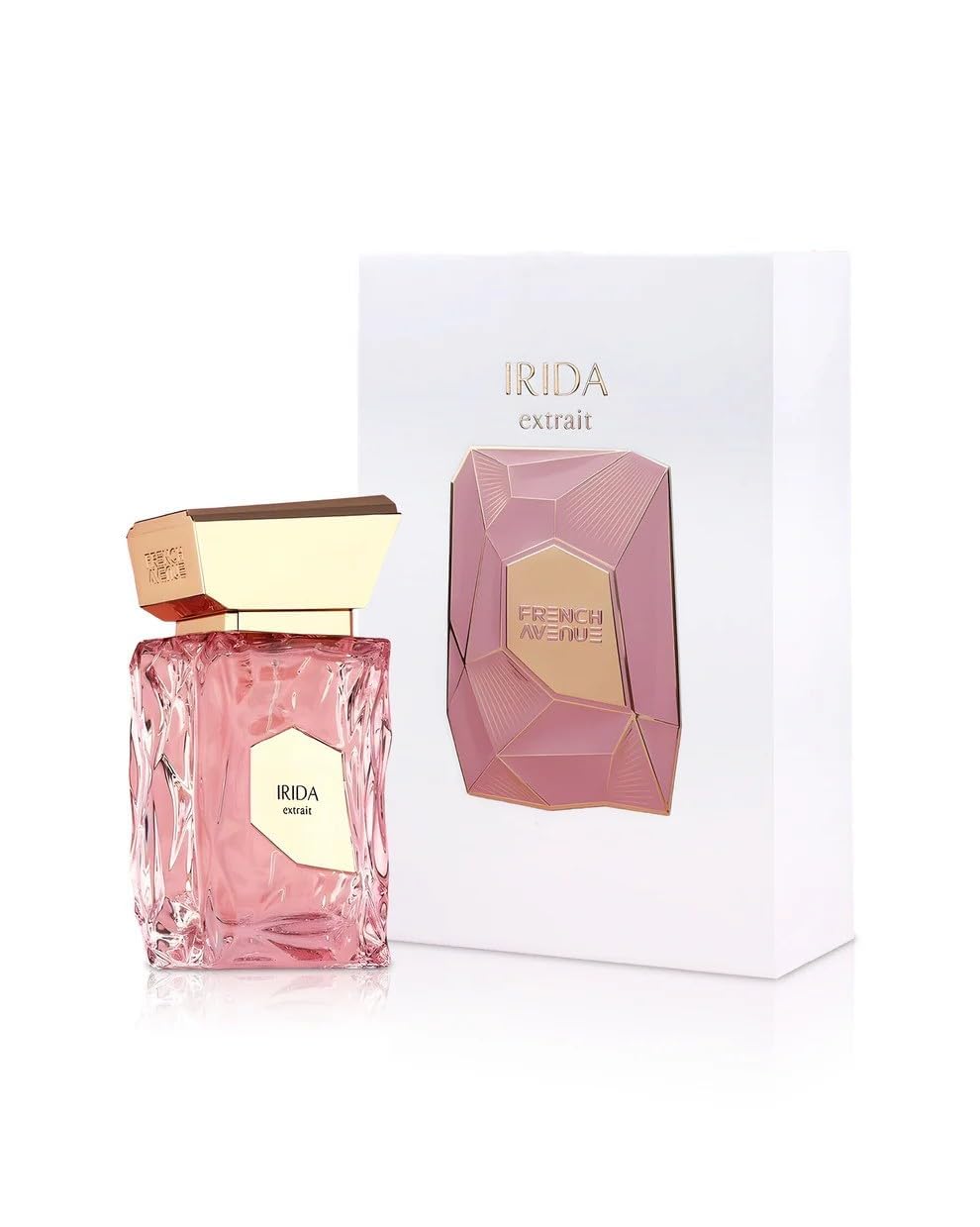 Hub Wavy French Avenue Irida perfume bottle, luxury unisex fragrance with long-lasting scent, 3.40 ounces, elegant and stylish design