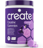 Create Creatine Monohydrate Gummies for Women and Men, Orange, 90ct