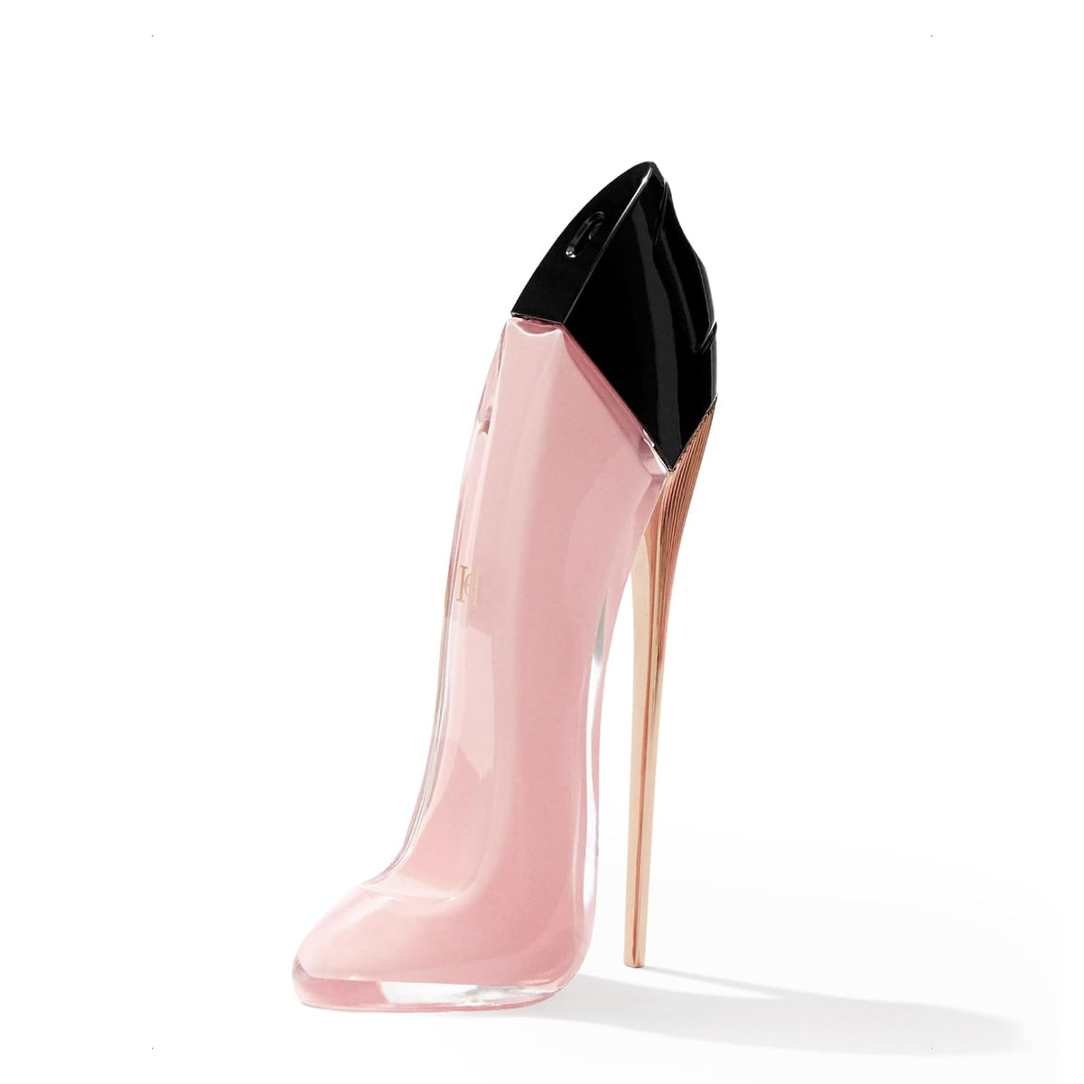 Hub Wavy Carolina Herrera Good Girl Blush perfume bottle, 2.7 oz for women with elegant design and floral accents.