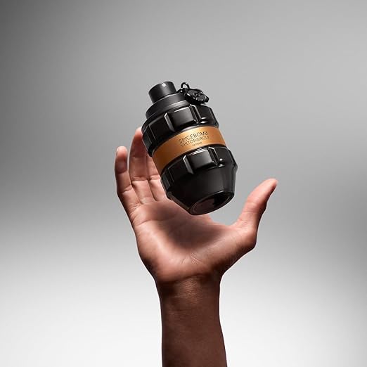 Viktor & Rolf Spicebomb Extreme men's perfume bottle by Hub Wavy, 3 oz / 90 ml, with a sleek design and spicy fragrance profile.