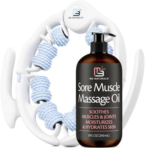 Firming Body Oil, Cellulite Massage Oil for Legs and Body, 16 fl oz by M3