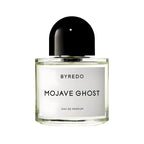 Hub Wavy Byredo Mojave Ghost perfume bottle, luxury unisex fragrance in 3.4 oz/100 ml size, elegant and modern design