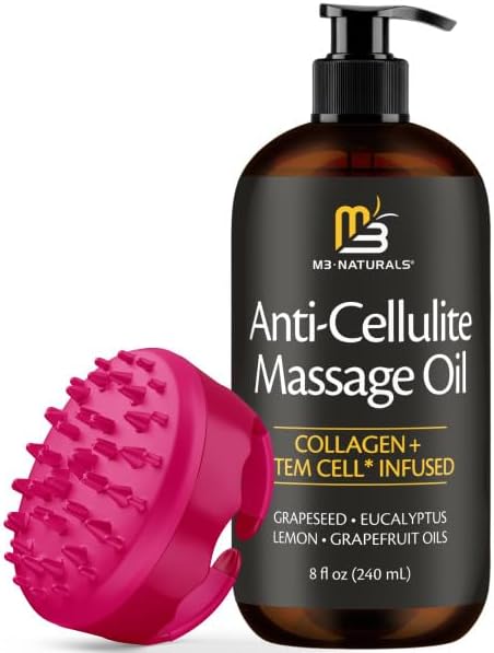 Firming Body Oil, Cellulite Massage Oil for Legs and Body, 16 fl oz by M3