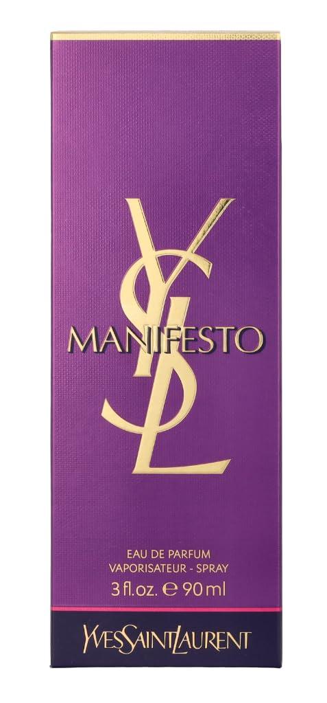 Hub Wavy Yves Saint Laurent Manifesto perfume bottle, 3 oz, luxurious long-lasting fragrance for women with elegant packaging