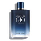Giorgio Armani Acqua di Giò Profondo men's perfume bottle with sleek design, showcasing the luxury fragrance packaging.