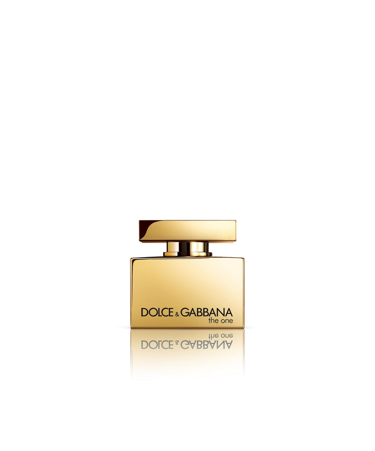 Dolce & Gabbana The One Gold Intense perfume bottle by Hub Wavy, long-lasting luxury fragrance for women.
