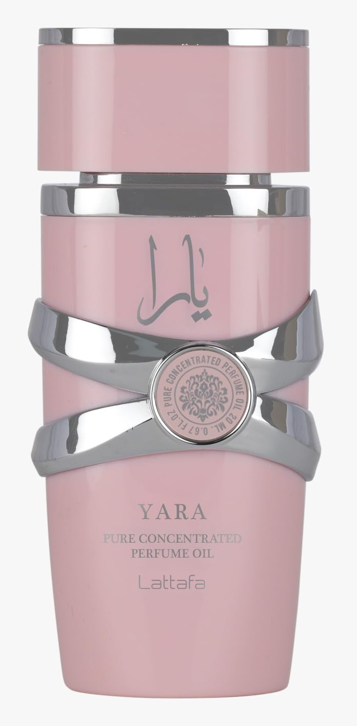 Lattafa Yara perfume for women in a 100ml bottle, displayed with elegant packaging and floral accents.