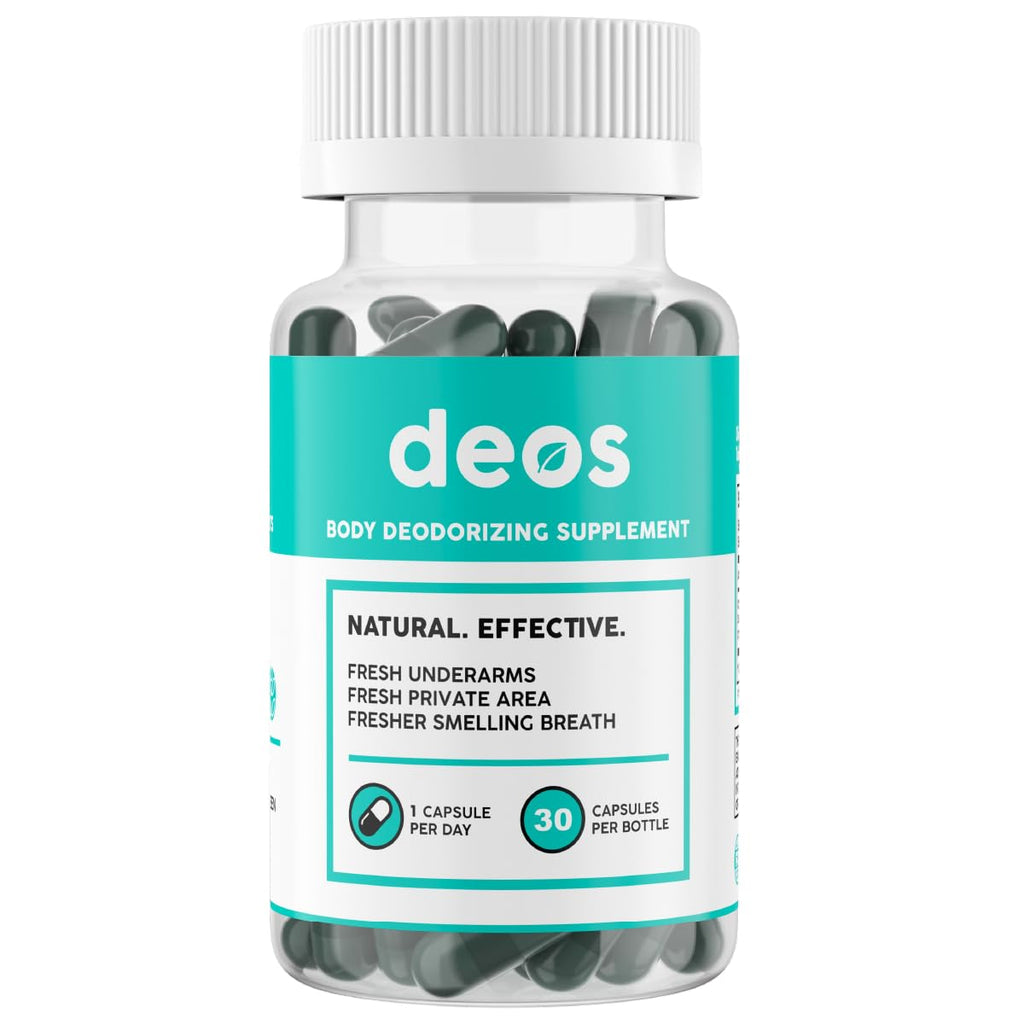 DEOS® Internal Deodorant Supplement [Natural Odor Control] Capsules 30 Pcs