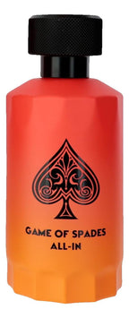 Jo Milano Game of Spades luxury unisex fragrance bottle by Hub Wavy, 3.4 fl oz, with elegant packaging and branding details.