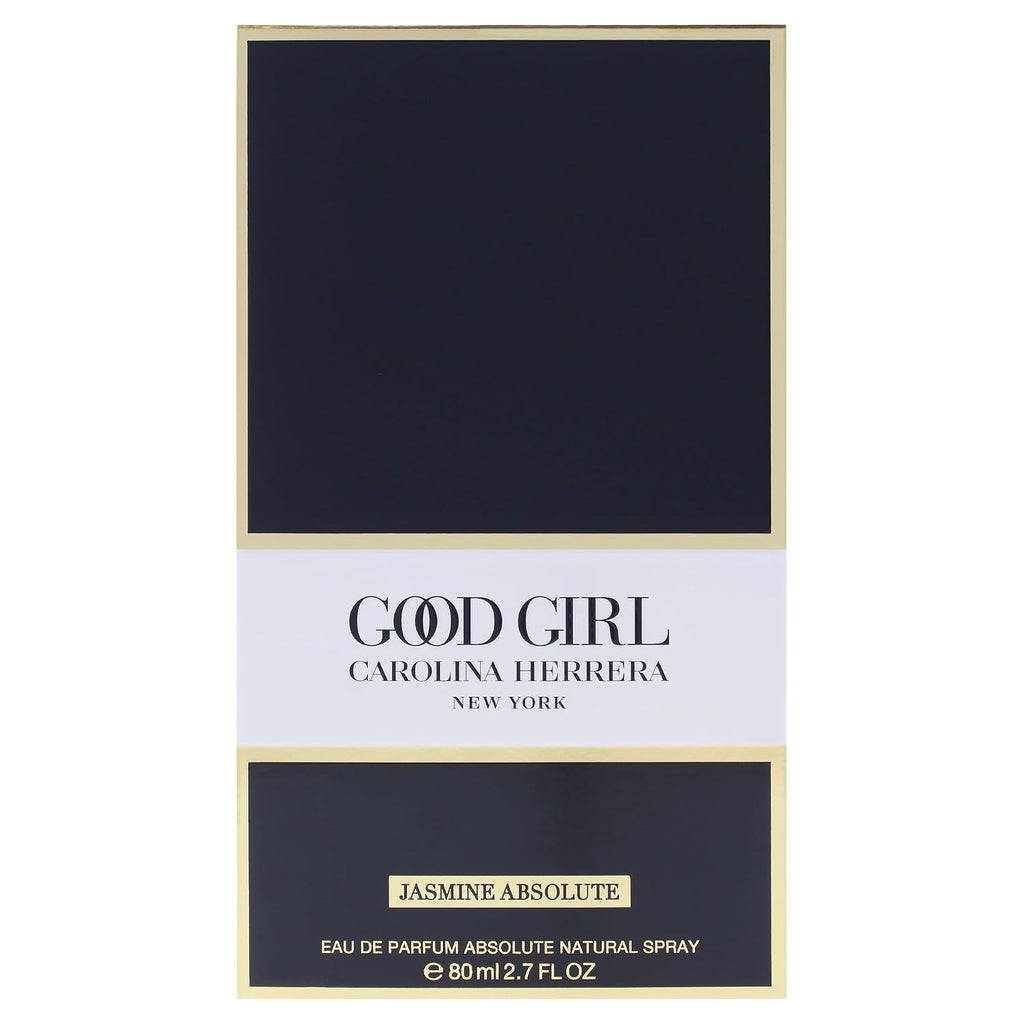 Hub Wavy Carolina Herrera Good Girl perfume bottle, 2.7 oz/80 ml, elegant women's fragrance with floral and oriental notes.
