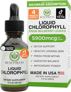 Benevolent Chlorophyll Liquid Drops for Internal Freshness, Peppermint