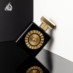 Hub Wavy Lattafa Perfumes NEBRAS unisex perfume bottle, 3.4 fl oz, elegant design with fragrance details visible.