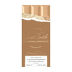 Hub Wavy Scent Beauty Sabrina Carpenter Caramel Dream perfume bottle, 3.4 fl oz, for women, with caramel-colored liquid visible inside