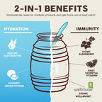 Salud 2-in-1 Hydration + Immunity Drink Mix, Horchata