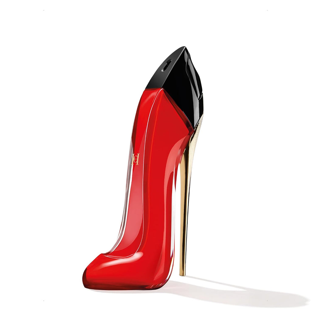 Hub Wavy Carolina Herrera Very Good Girl perfume bottle, 2.7 oz, luxurious long-lasting fragrance for women.