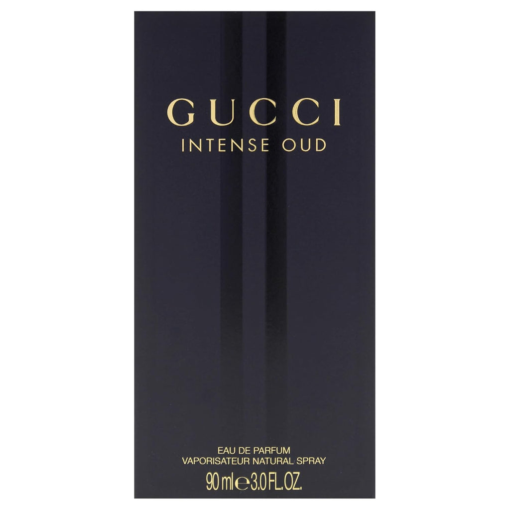 Hub Wavy Gucci Intense Oud unisex perfume bottle, 3 oz (90 ml), featuring elegant packaging and luxurious design.