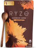 RYZE Organic Mushroom Coffee, Medium Roast, Adaptogenic Blend, 30 Servings