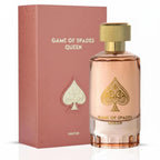 Jo Milano Game of Spades Queen luxury perfume for women in 3.4 fl oz bottle, featuring bold, long-lasting floral and spicy notes.