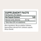 THORNE Adrenal Cortex, Bovine Adrenal Glandular Supplement, 60 Capsules