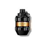 Viktor & Rolf Spicebomb Extreme men's perfume bottle with a sleek black and gold design, 3 oz / 90 ml, luxurious fragrance.