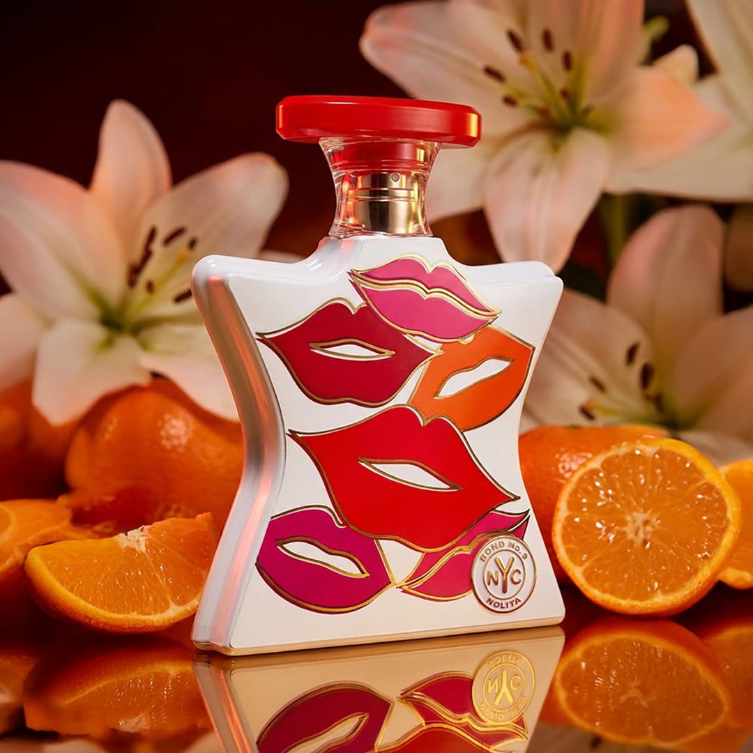 Hub Wavy Bond No. 9 New York Nolita luxury fragrance bottle for women, 3.4 oz, with elegant packaging visible.