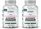 Organics Ocean Pure Magnesium Glycinate Supplement with Zinc, 90 Capsules