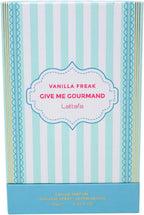 Hub Wavy Lattafa Vanilla Freak unisex perfume bottle, 75ml, featuring warm vanilla scent in a sleek design.