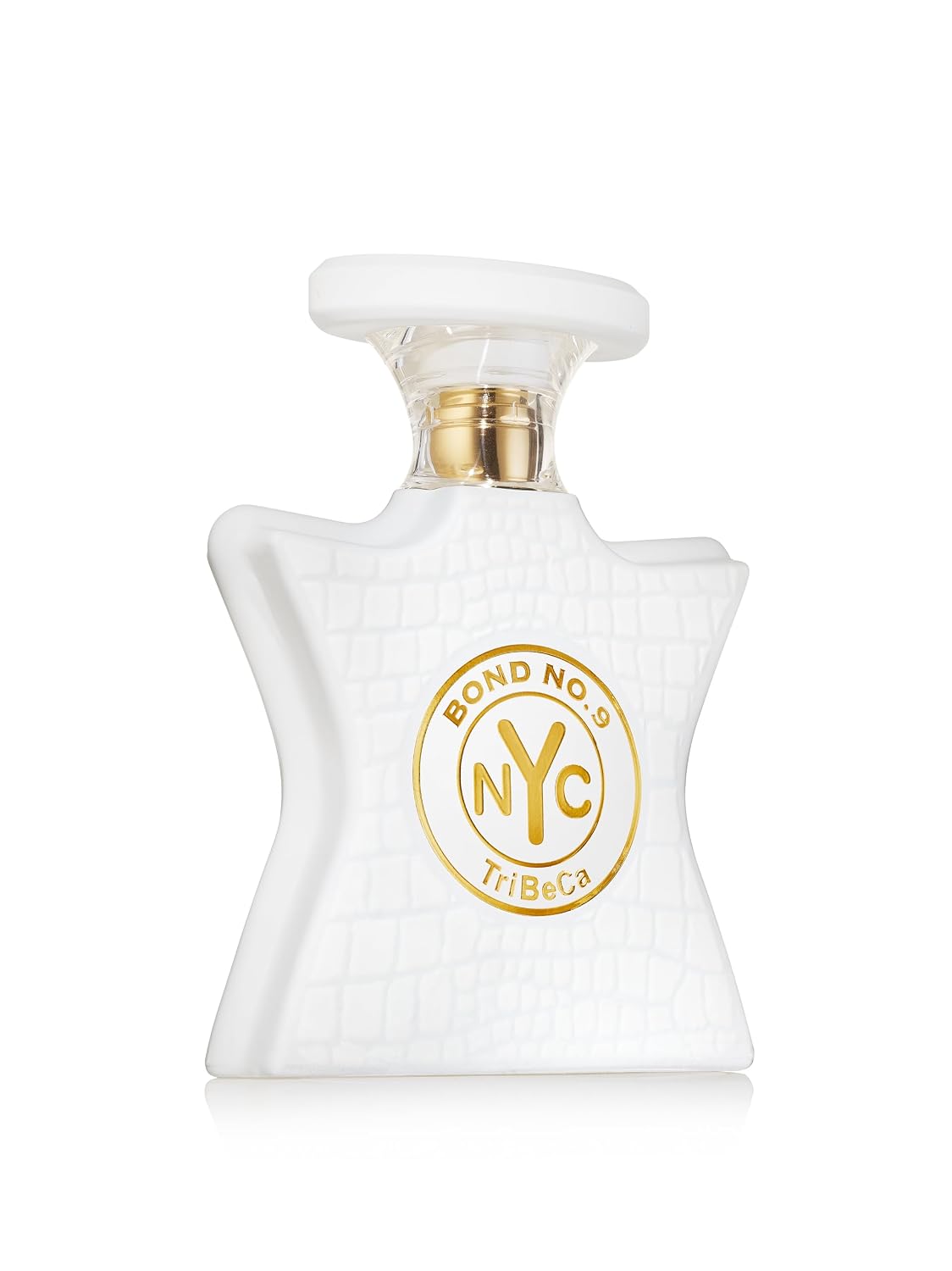 Hub Wavy Bond No. 9 New York Tribeca unisex fragrance bottle, 3.4 oz, featuring a sleek design and luxury scent.