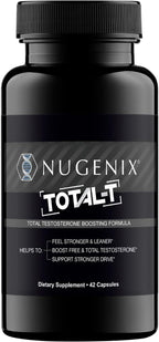 Nugenix Total-T, Free and Total Testosterone Booster for Men, 90 Count