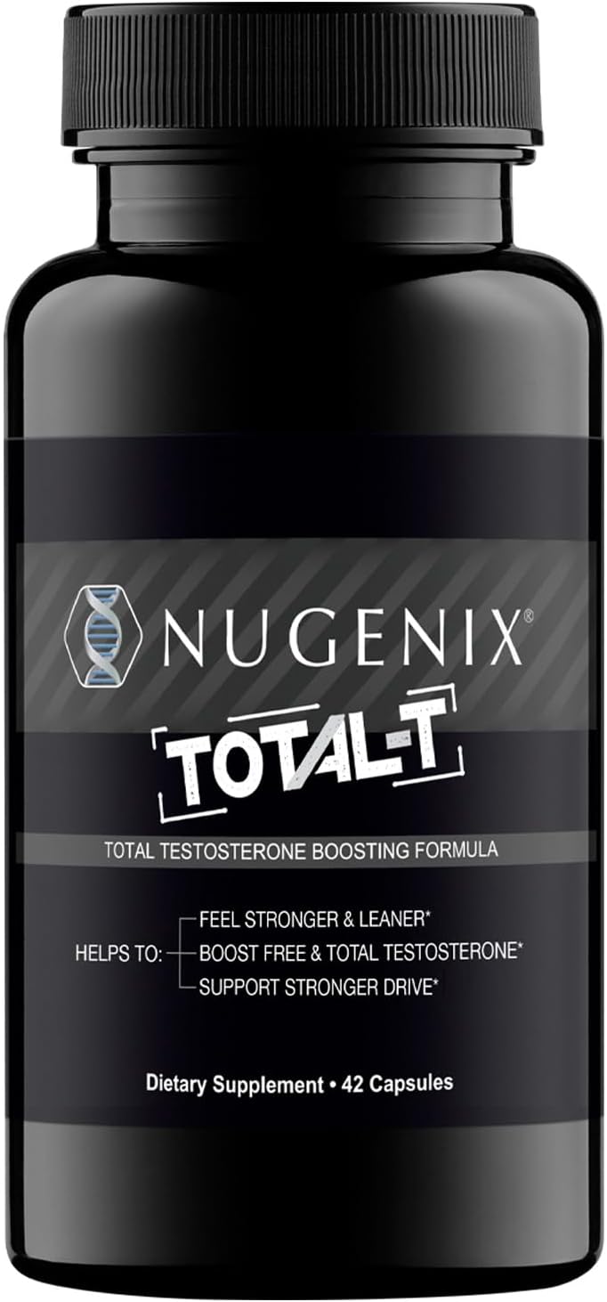 Nugenix Total-T, Free and Total Testosterone Booster for Men, 90 Count