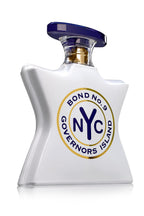 Hub Wavy Bond No. 9 New York Governor's Island perfume bottle, luxury unisex fragrance with 3.4 fl oz capacity.