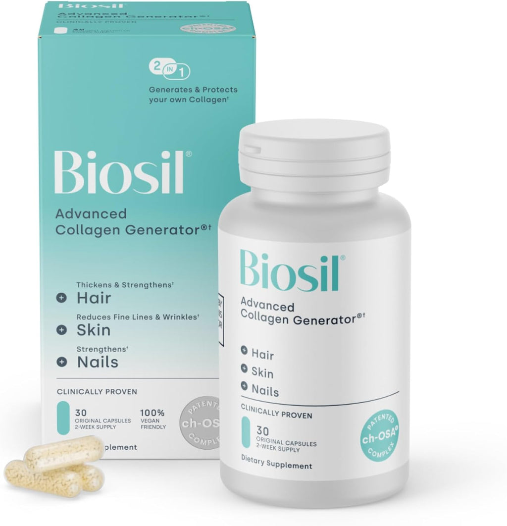 Biosil Collagen Supplements for Women - 120 Original Capsules