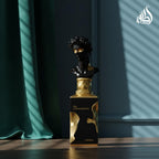 Hub Wavy Lattafa His Confession perfume bottle, 100ml, showcasing sleek packaging of a long-lasting woody fresh men's fragrance.