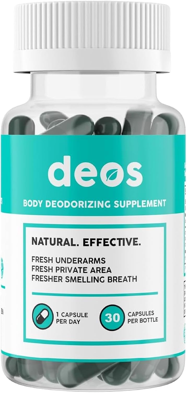 DEOS® Internal Deodorant Supplement [Natural Odor Control] Capsules 30 Pcs