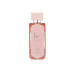 Hub Wavy Lattafa Hayaati Florence perfume bottle, 100ml, luxury women's fragrance with elegant design on a white background