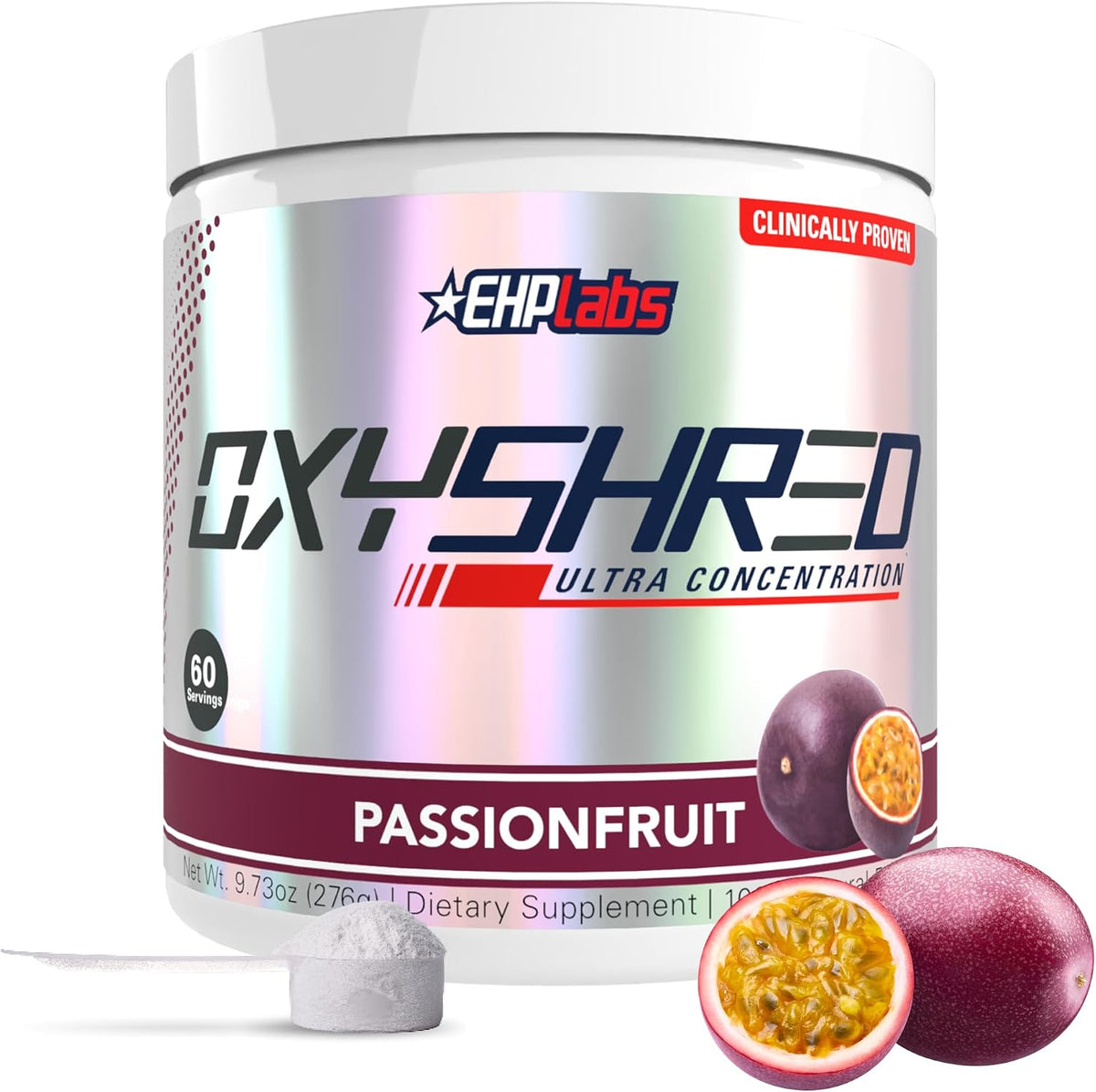 EHP Labs OxyShred Pre Workout Powder - Preworkout Powder with L Glutamine & Acetyl L Carnitine, Energy Boost Drink - Cosmic Blast, 60 Servings