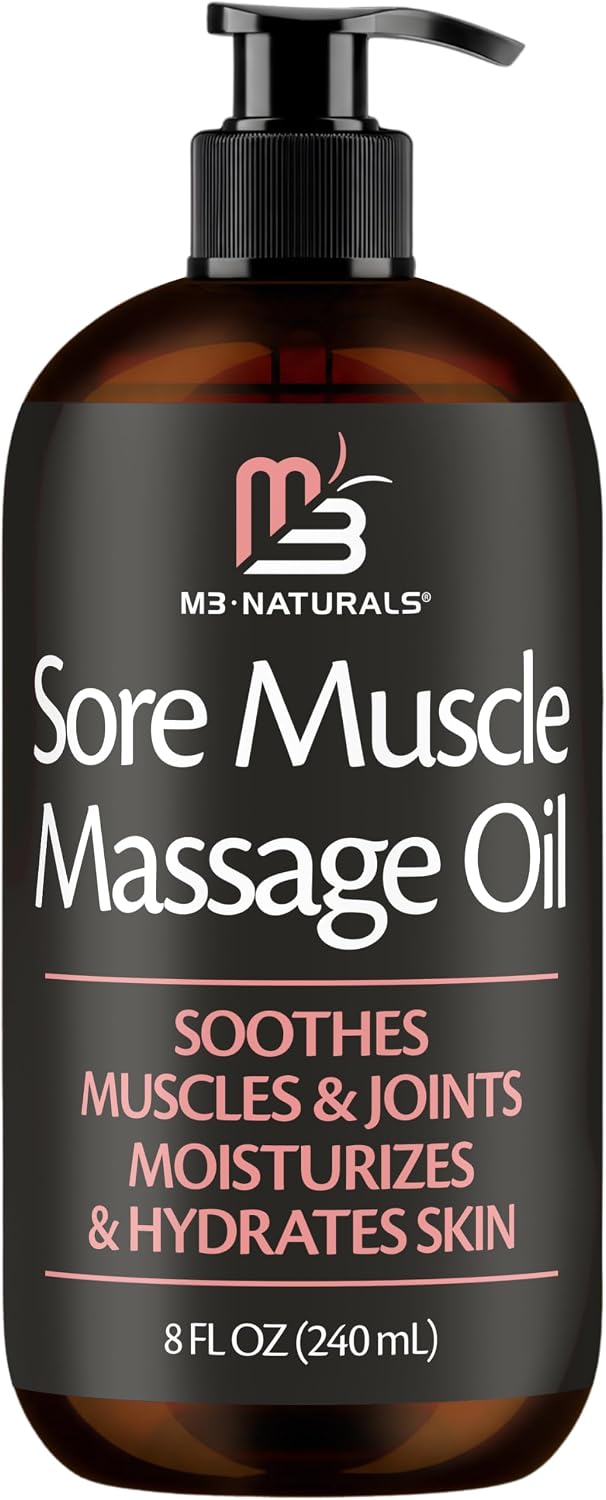 Firming Body Oil, Cellulite Massage Oil for Legs and Body, 16 fl oz by M3