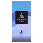 Maison Alhambra Jean Lowe Azure perfume bottle by Hub Wavy, luxurious unisex fragrance in a sleek 100ml bottle.