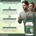 Floraviva Rhodiola Rosea Supplement 500mg 60 Count