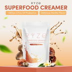 RYZE Mushroom Coffee Creamer with Probiotics & 6 Mushrooms, 30 Servings