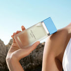 Hub Wavy Dolce & Gabbana Light Blue 50ml perfume bottle, elegant packaging for women, showcasing a luxurious long-lasting fragrance.